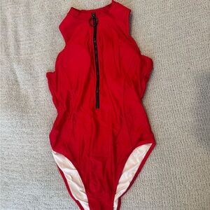 Amazon Women's Red One Piece Swimsuit